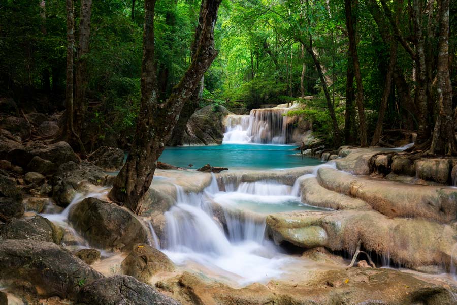 Erawan-National-Park-Waterfall