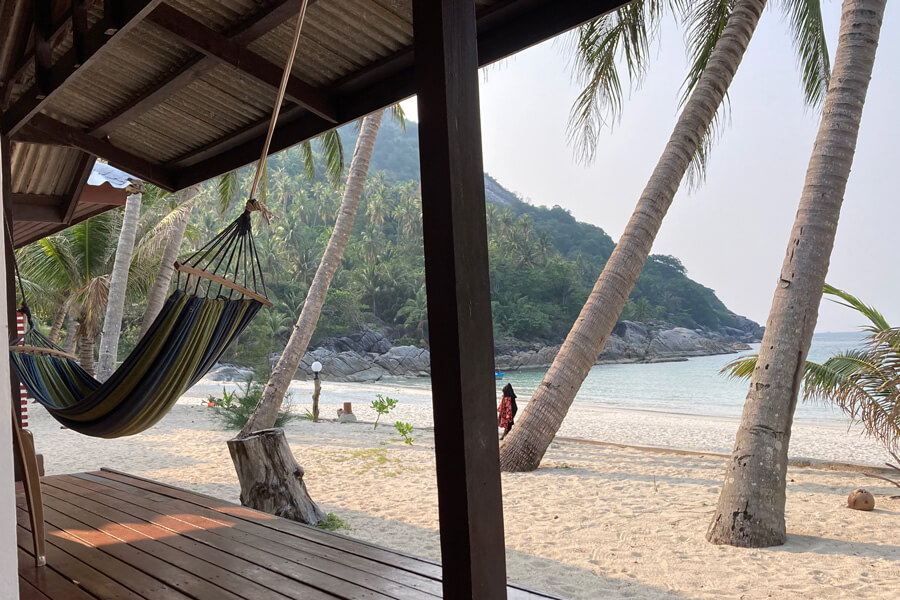 hammock on bottle beach