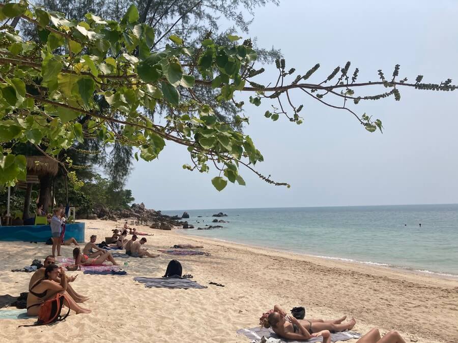 people sitting on Secret Beach