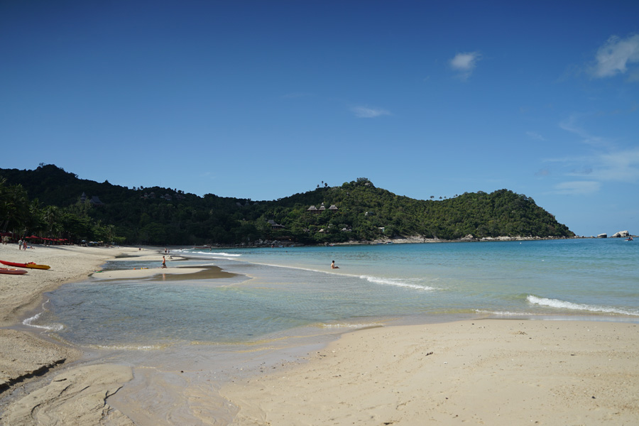 Thong Nai Pan Beach shallow pools