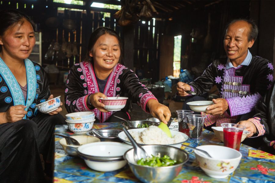 indigenous hilltribe family