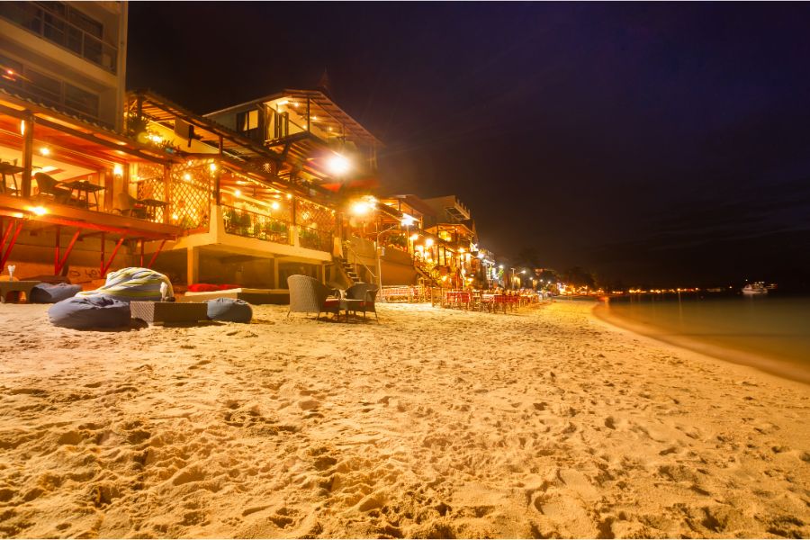 Chaweng Beach at Night, Koh Samui