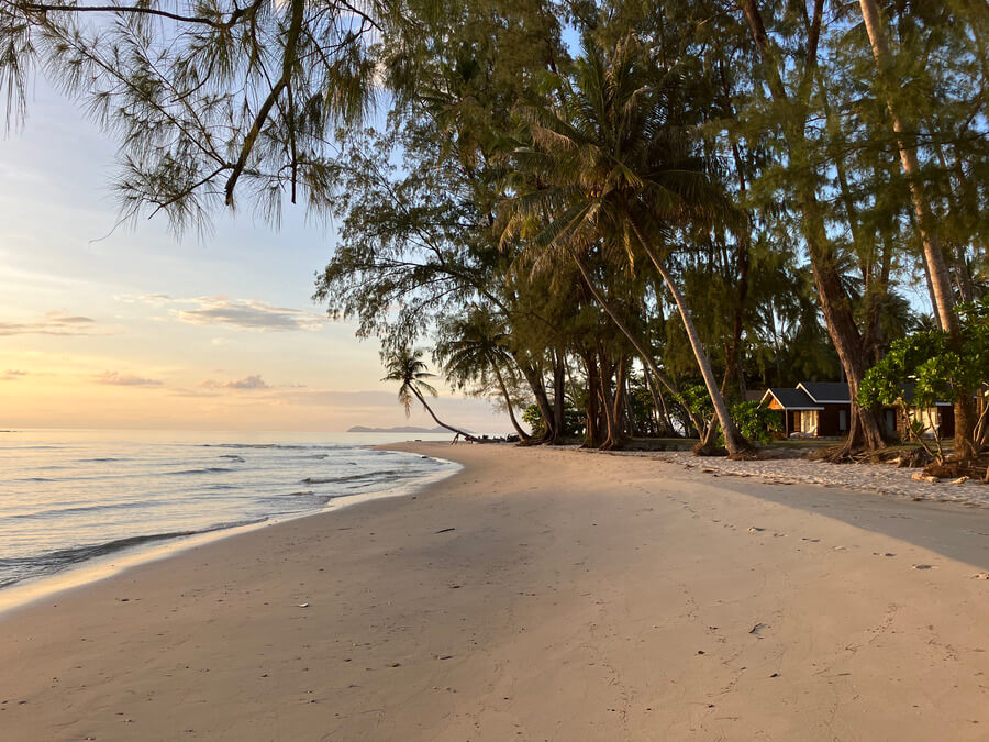 Sunset at Secret Beach Koh Kood