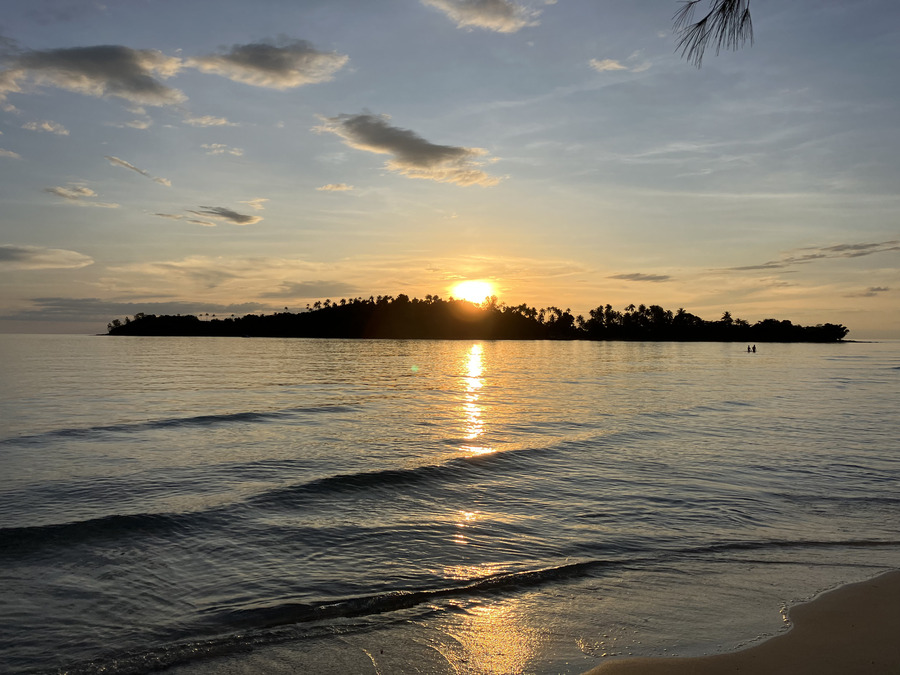 sunset at Ko Raet Island Koh Kood