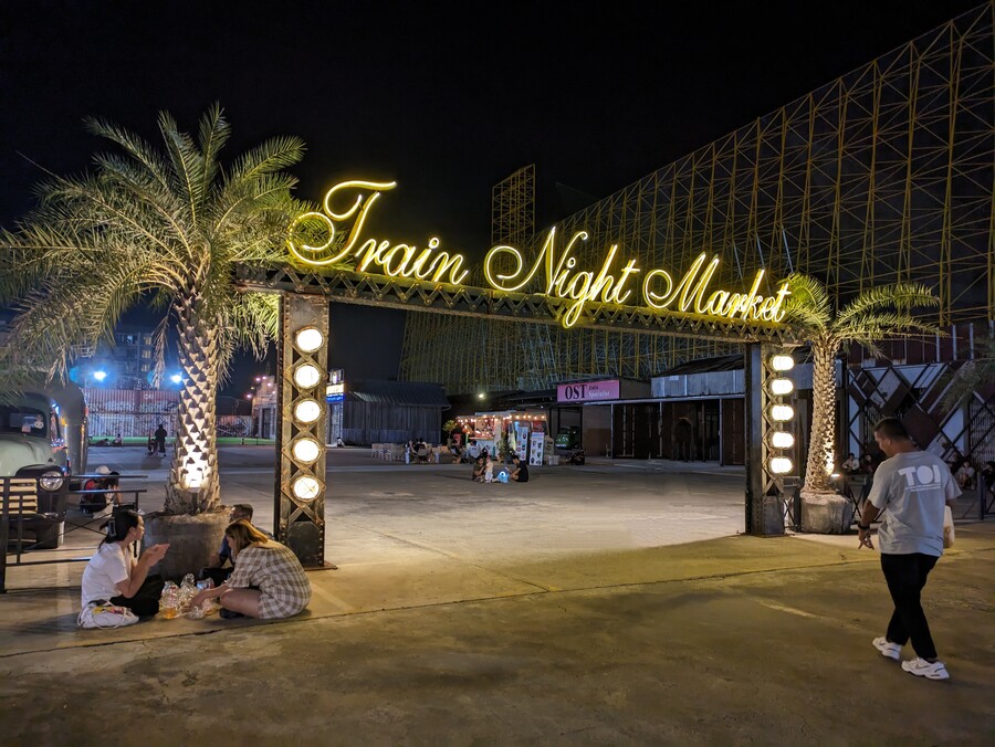 Train Night Market Bangkok